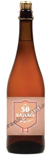 Sarah 50 Jaar Blond Bier 75 cl