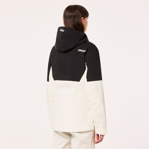 Veste de ski OAKLEY TNP TBT INSULATED ANORAK W ARCTIC WHITE/BLACKOUT