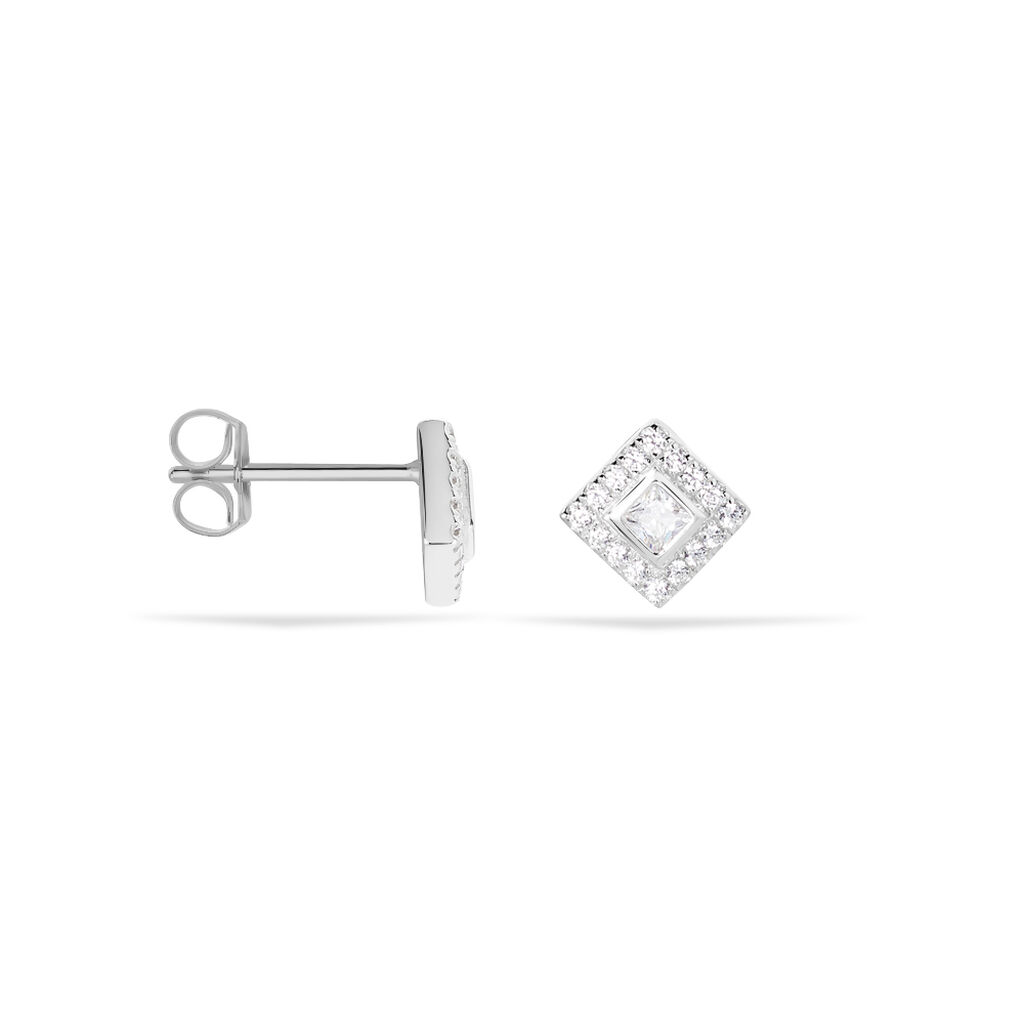 Boucles D'oreilles Pendantes Marie-elsa Argent  Oxyde De Zirconium