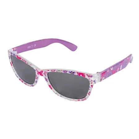 bb Klostermann Sonnenbrille weiß-lila mit Blumen