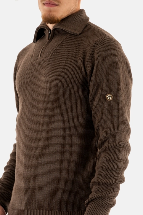 Pull hiver Benson & Cherry fanion choco
