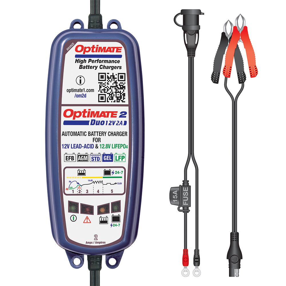 TecMate - Chargeur de batterie Optimate 2 TM550