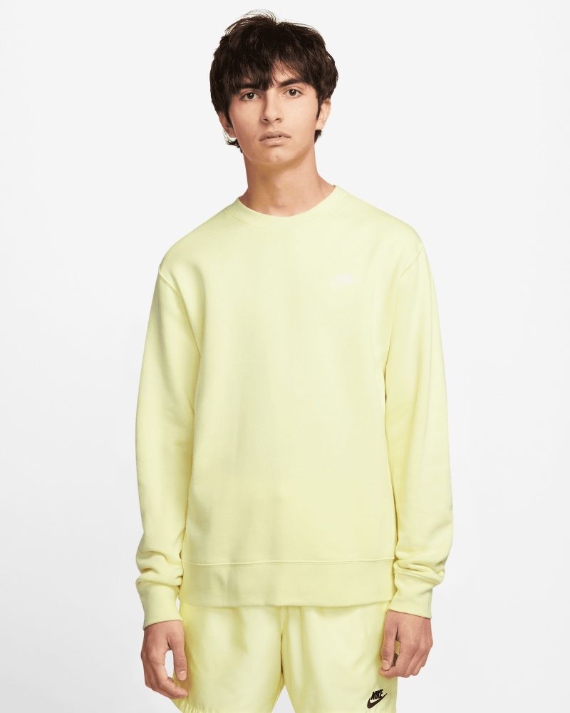 Sweat-shirt Nike Sportswear Club Fleece Vert Lumineux pour homme