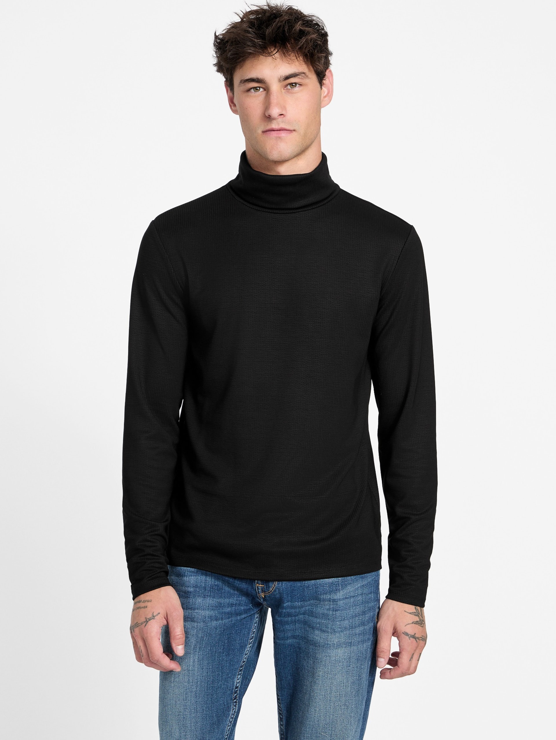 Camisa canelada em viscose ecológica