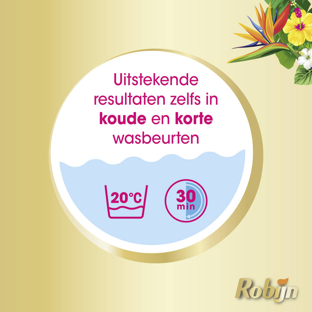 ruikt lekker!3-in-1 wascapsules Color Tropical - 4 x 15 wasbeurten - 60 wasbeurten