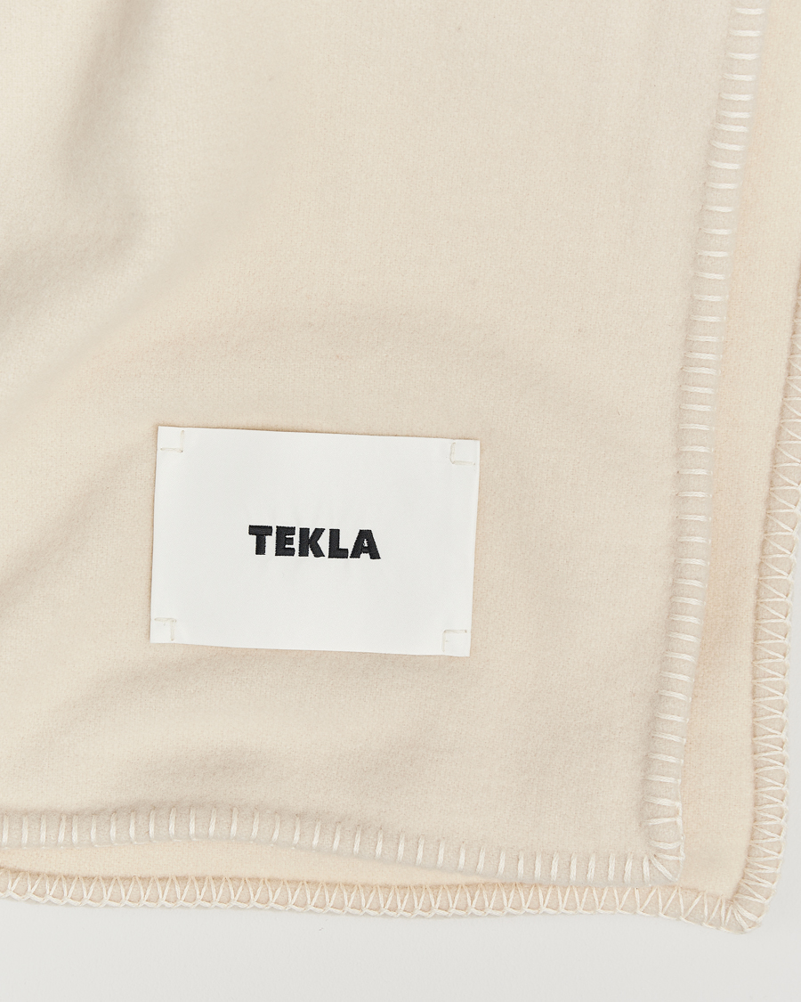 Tekla Lambswool Blanket Snow