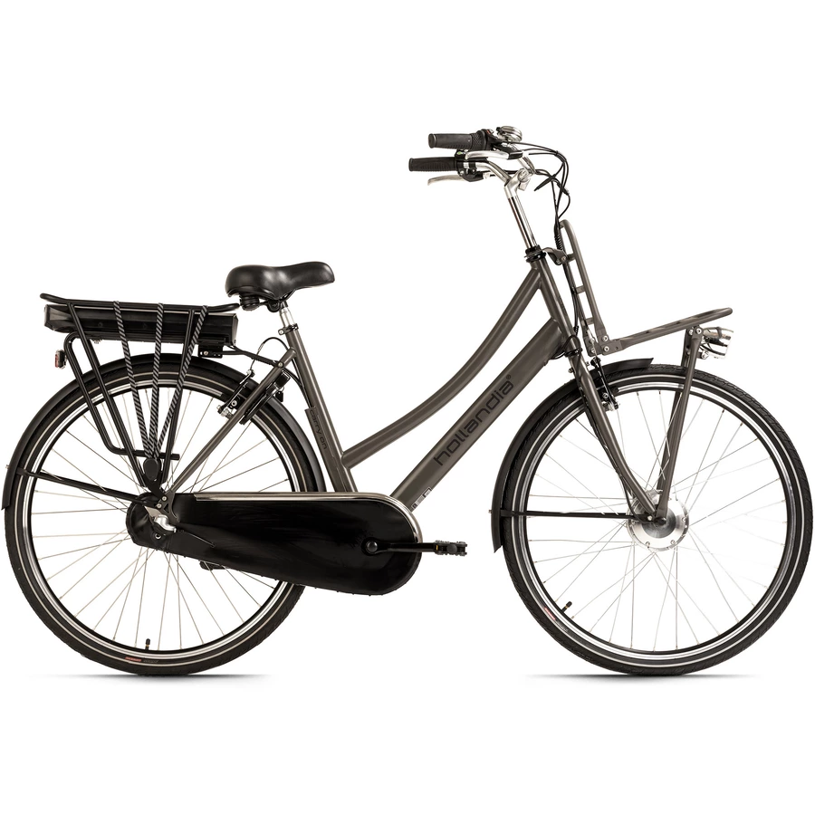 Adore E-Citybike Damen Hollandia Carry on 28'' E-Bike 3 Gänge grau