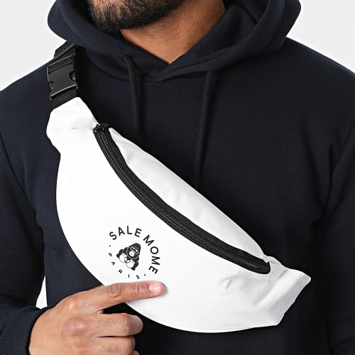 Sacoche Banane Gorille Blanc Noir