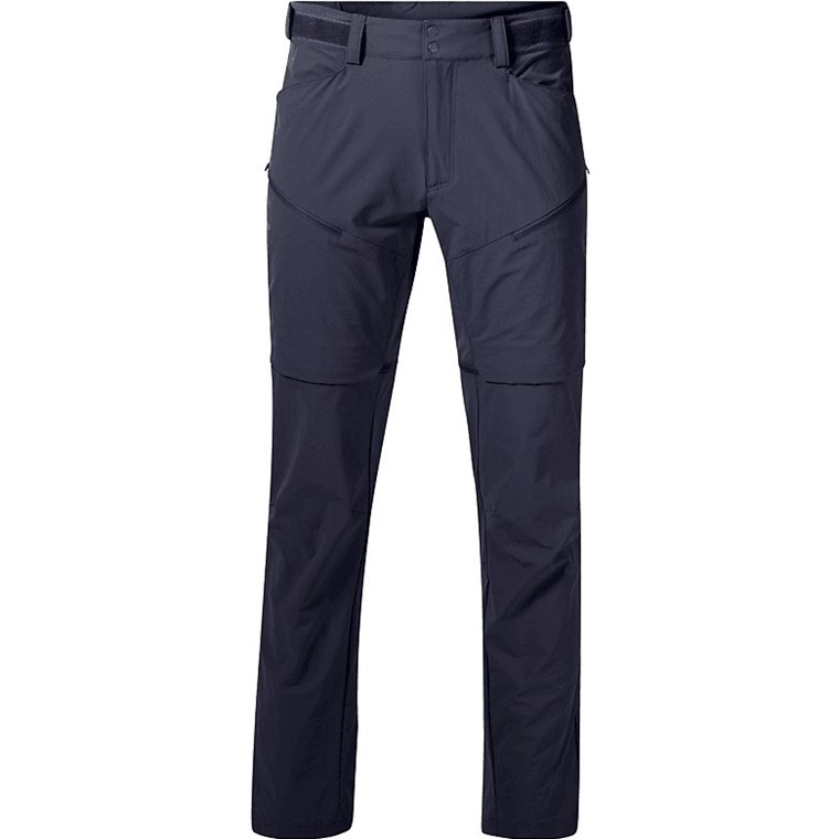 Bergans Convertible Zip-Off Softshell Pants Men Navy Blue