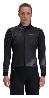 Veste Coupe-Vent Femme Santini Pure Dye Noir
