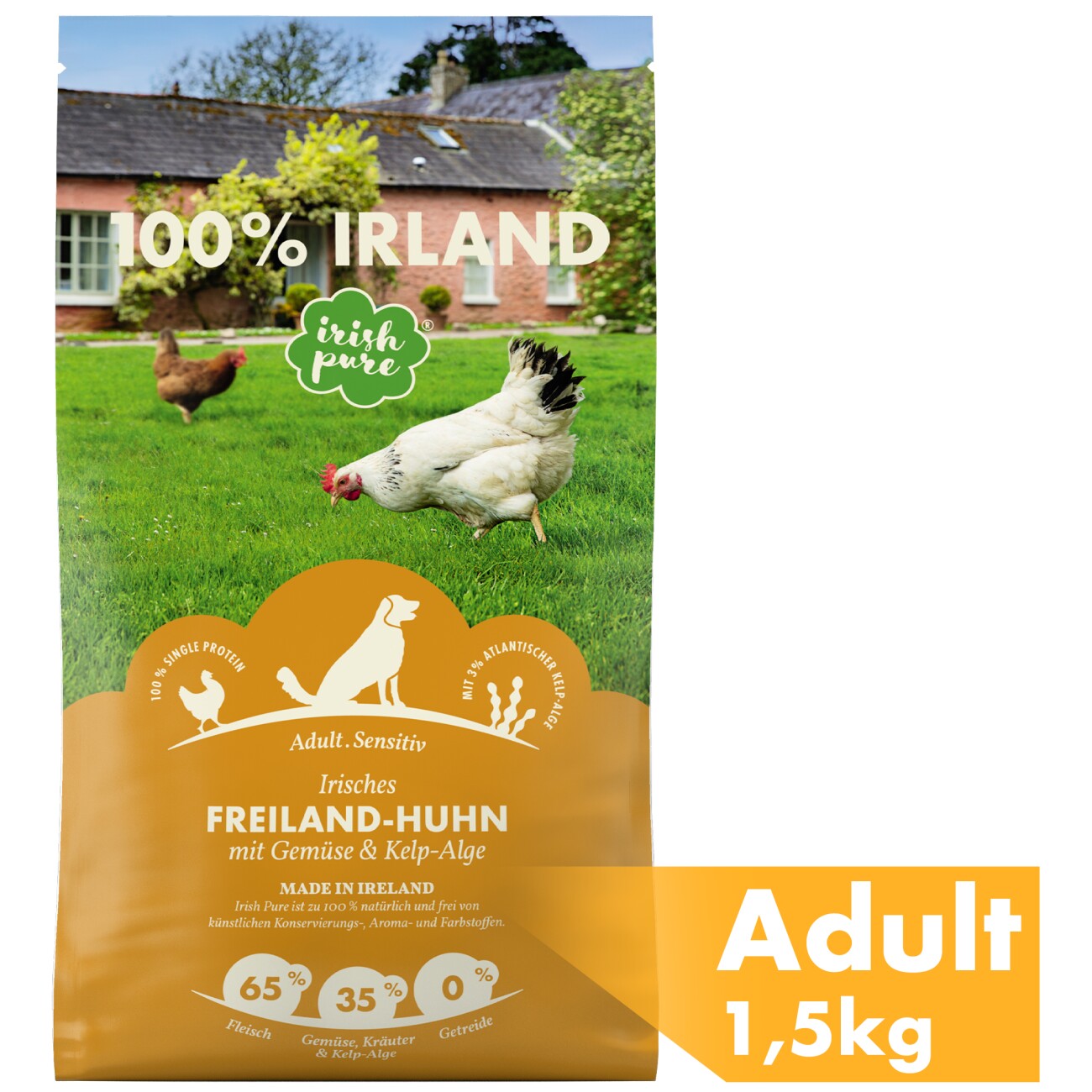 Irish Pure Adult - Huhn + Gemüse & Kelp 1,5 kg