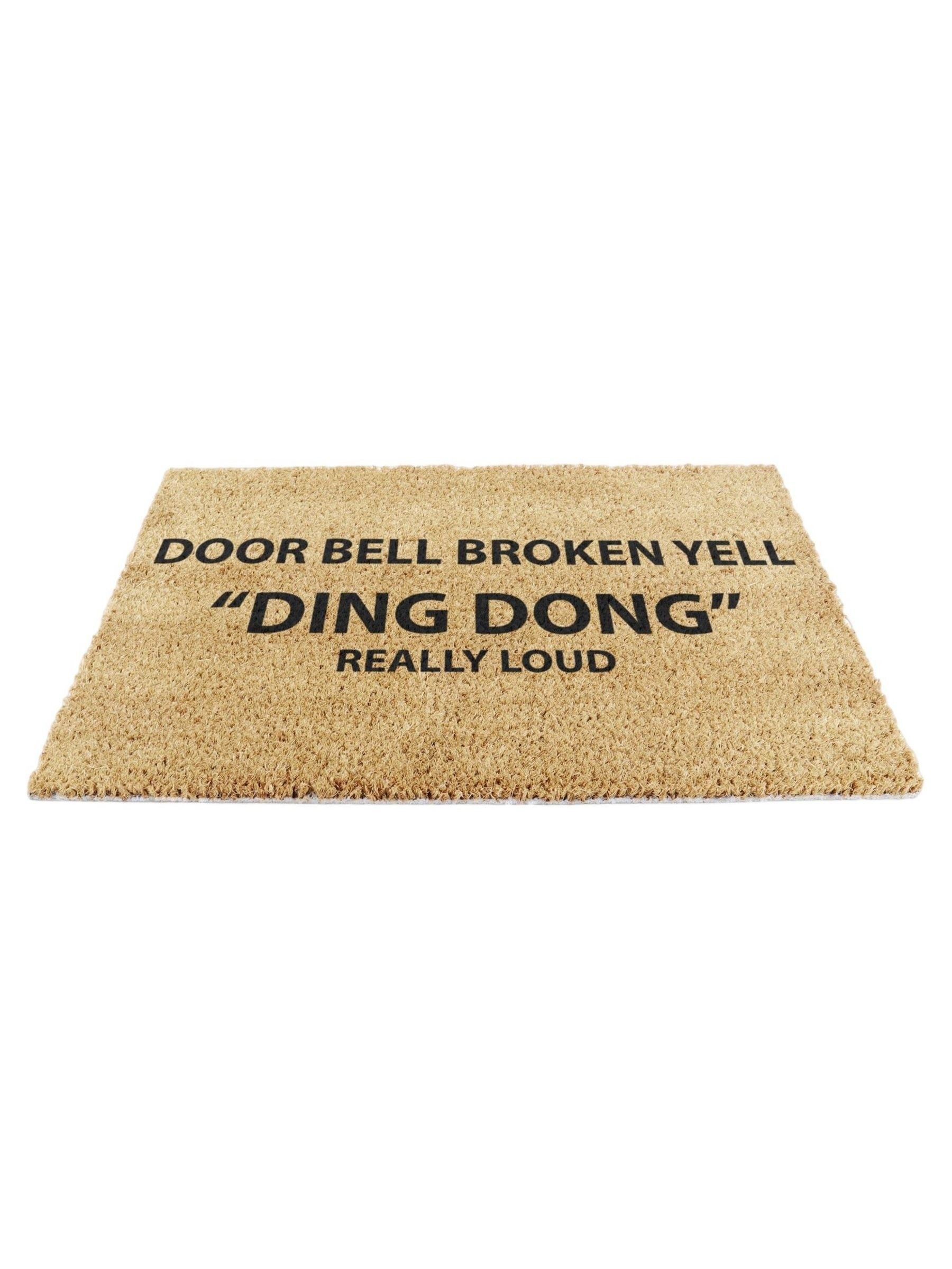 Artsy Mats Yell Ding Dong Deurmat