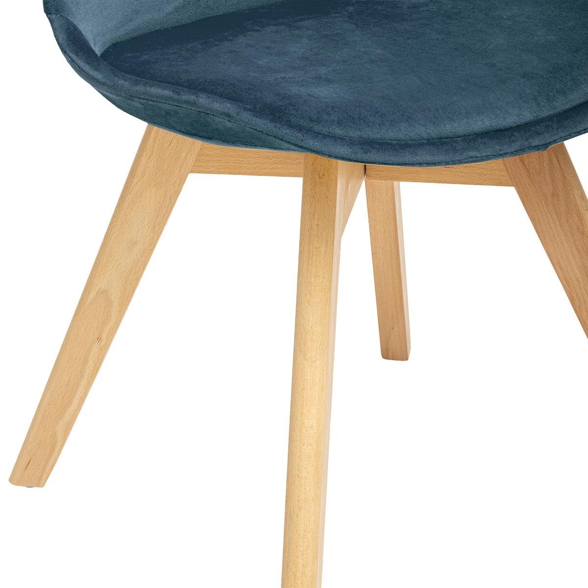 BAYA CHAISE VELOURS CANARD