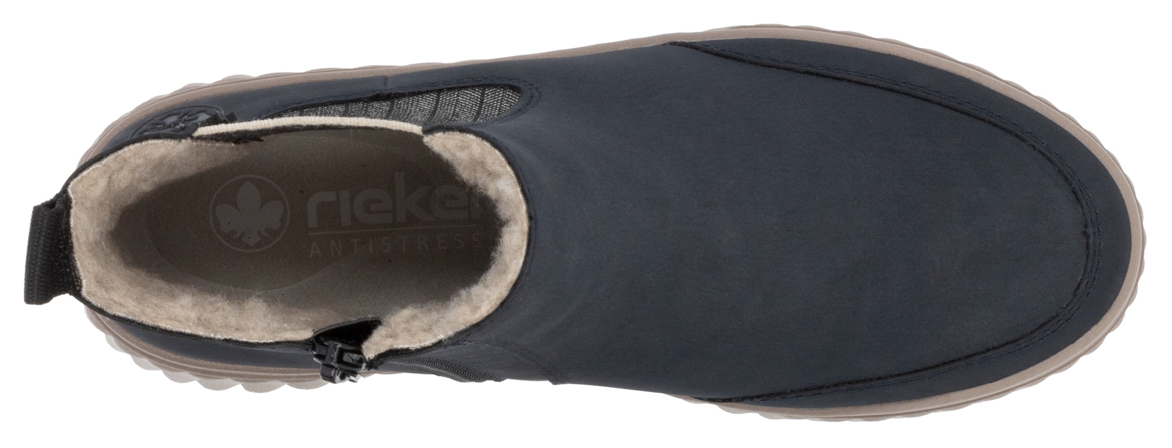 Rieker Chelseaboots  , Schlupfboots, Keilstiefelette mit Anziehlasche