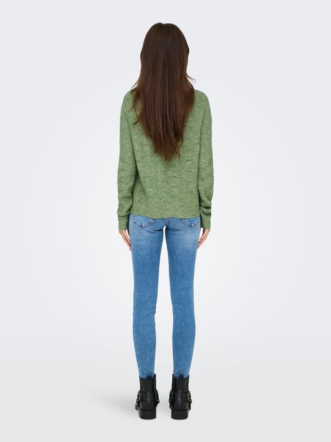 ONLLOLLI Strickpullover Hedge Green