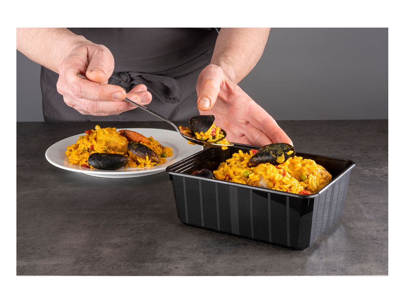 Boîte de conservation CartyBox noire - avec couvercle - 75 cl (x 25) - Carty