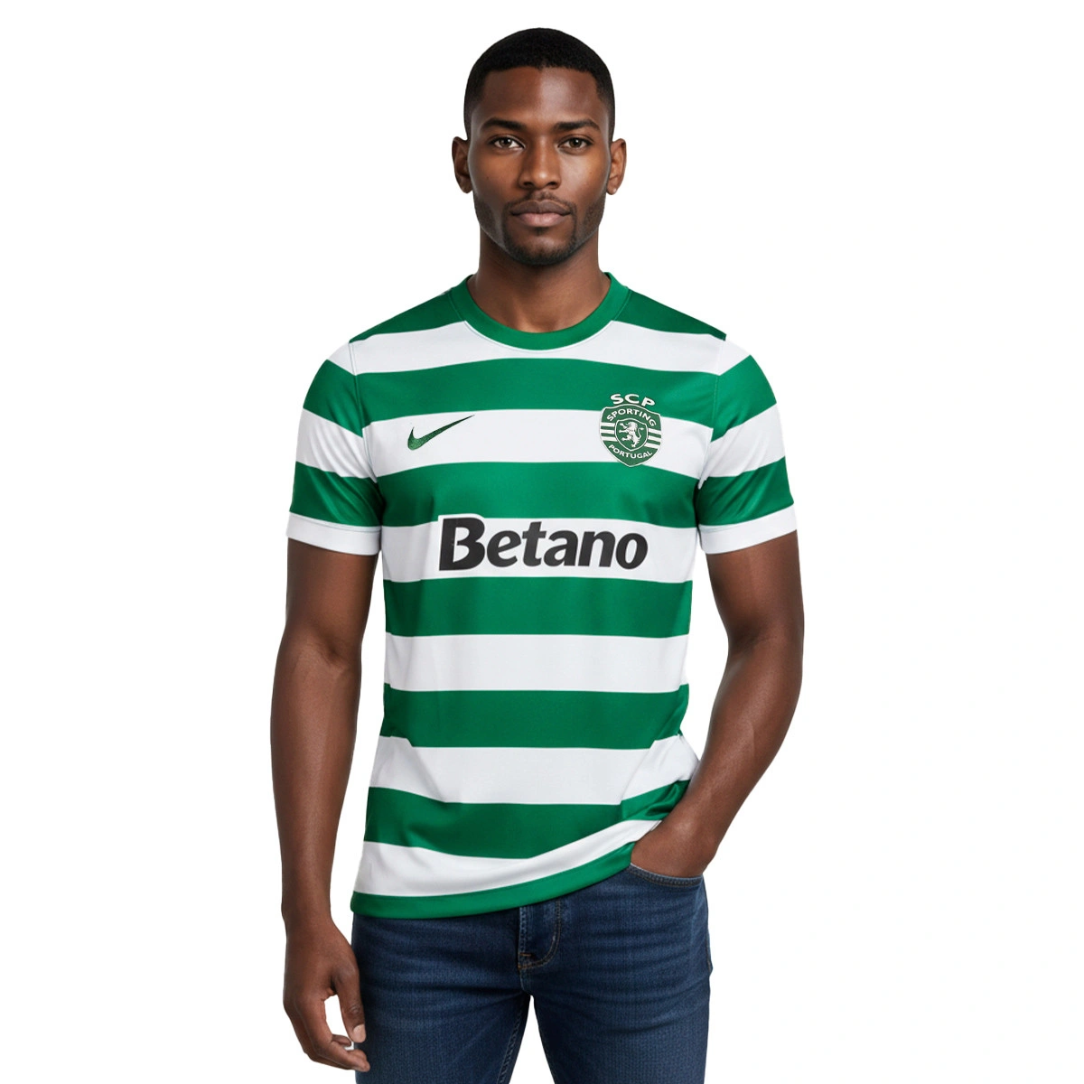 Camisola Nike Sporting Portugal Primeiro Equipamento 2025-2026