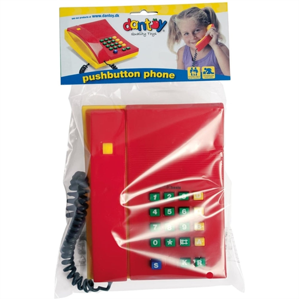 Telefon Med Trykknap - Dantoy → Luksusbaby.dk