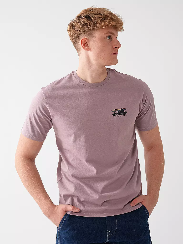 PATAGONIA T-Shirt 73 Skyline Organic rosa