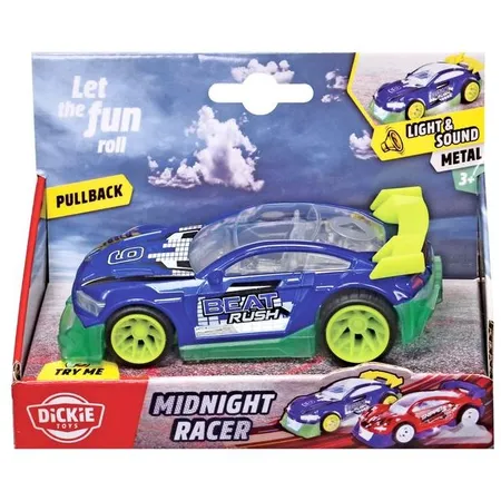 Dickie Toys Midnight Racer, 1 Stück, 2-fach sortiert
