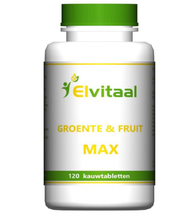 Elvitaal/Elvitumgroente en fruit max (120 stuks)