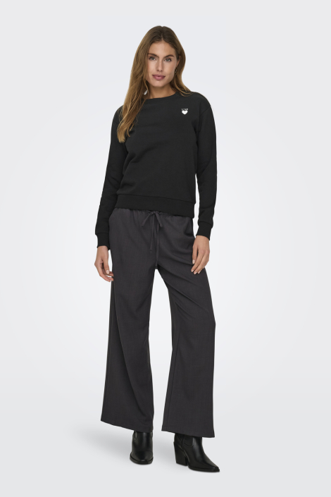 Jacqueline de Yong zwarte dames sweater
