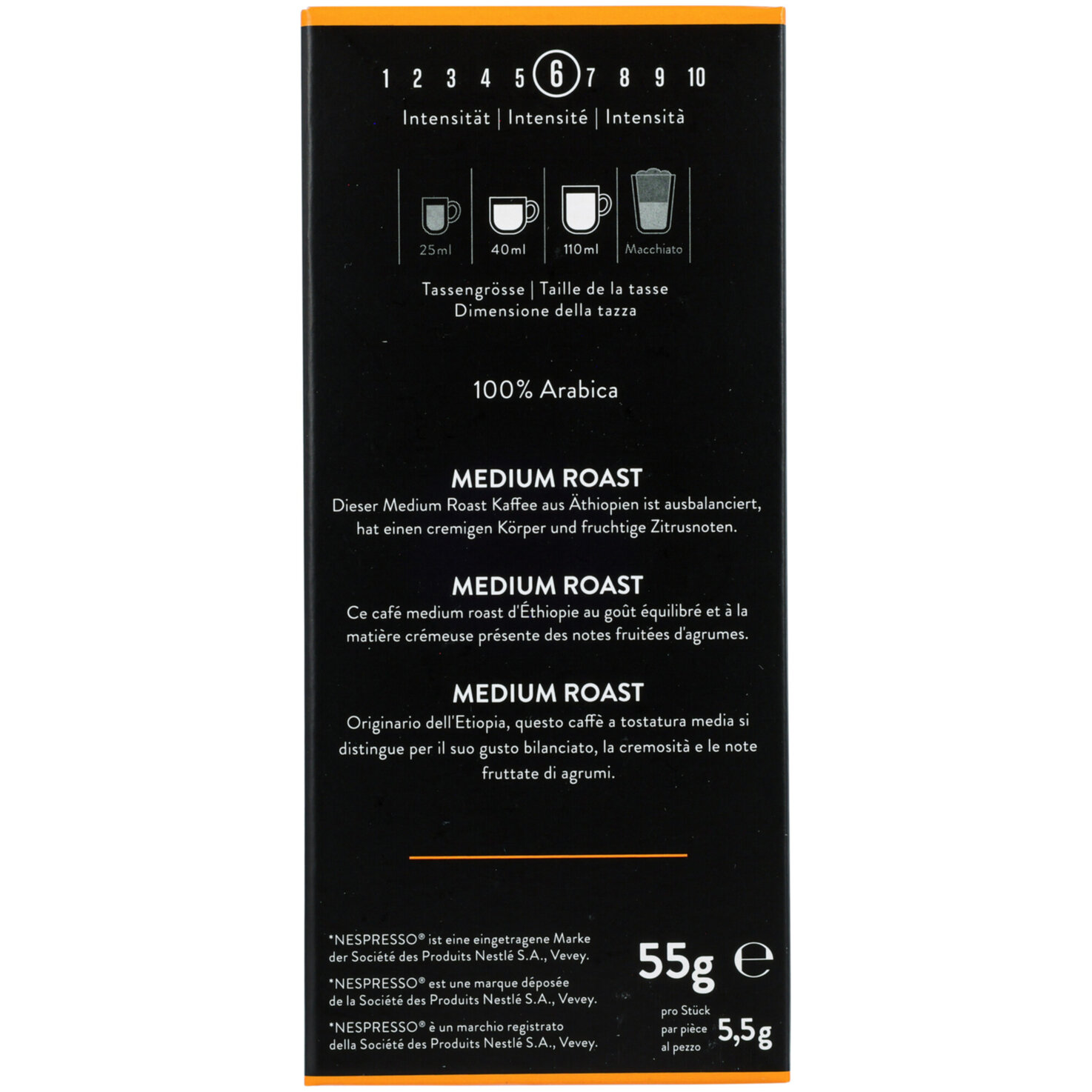 La Mocca Bio Medium Roast - Nespresso compatible 10 Kapseln