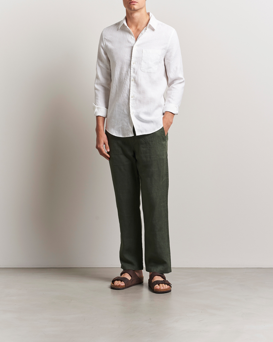 Samsøe Samsøe Liam Linen Shirt White