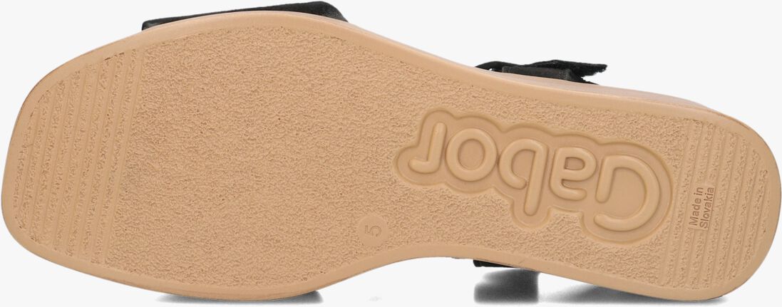 zwarte gabor sandalen met hak 531