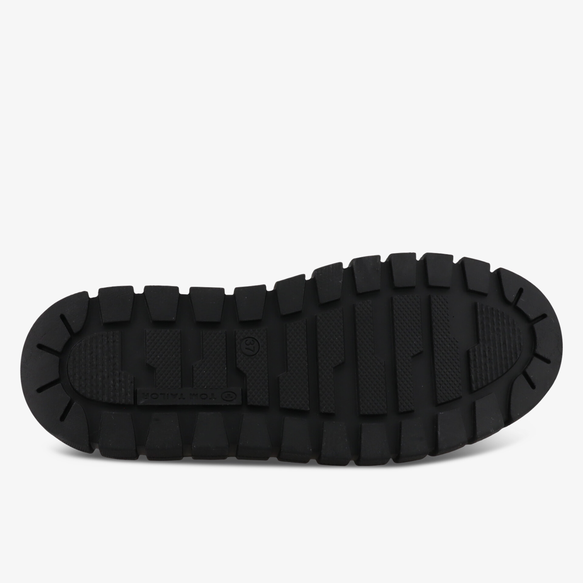 TOM TAILOR Damen Schnürstiefeletten schwarz