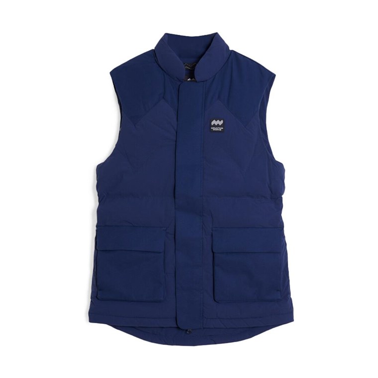 Mountain Works Utility Thermal Vest Dress Blue