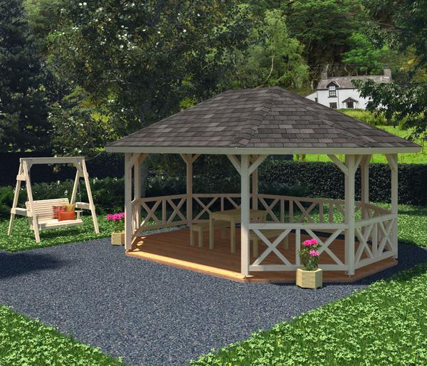 Palmako Pavillon Betty ca. B701/H362/T551 cm