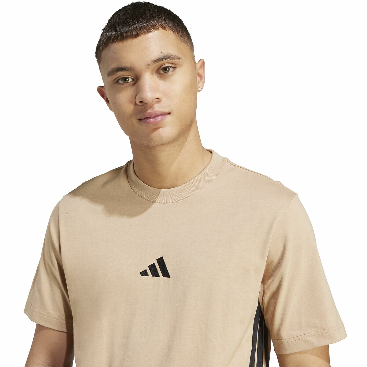 ADIDAS ROUPAS ESPORTIVAS<br>Camiseta Essentials 3-Listras Camisa Simples