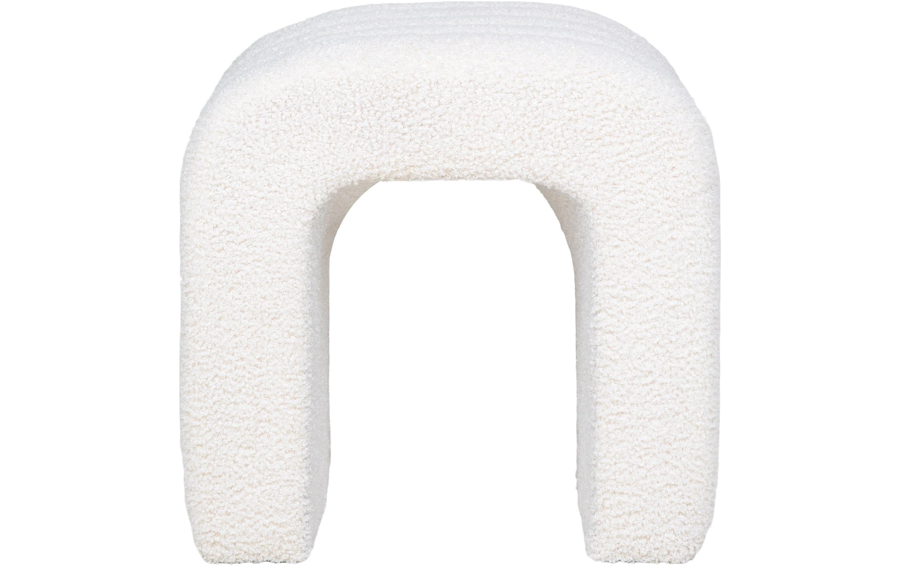 Pouf Colma WeissHocker zum Sitzen