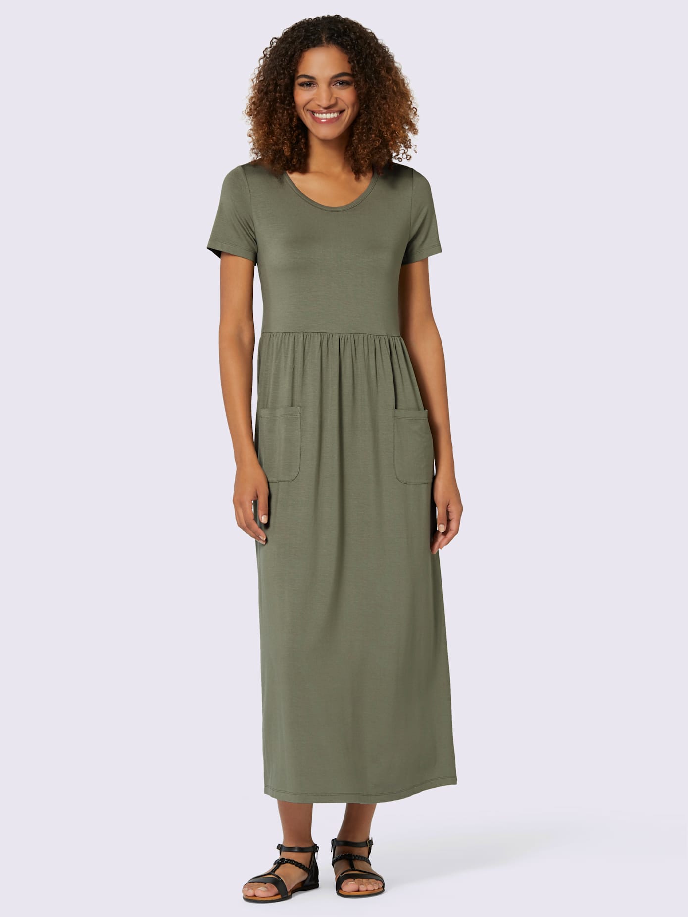 Robe en jersey viscose