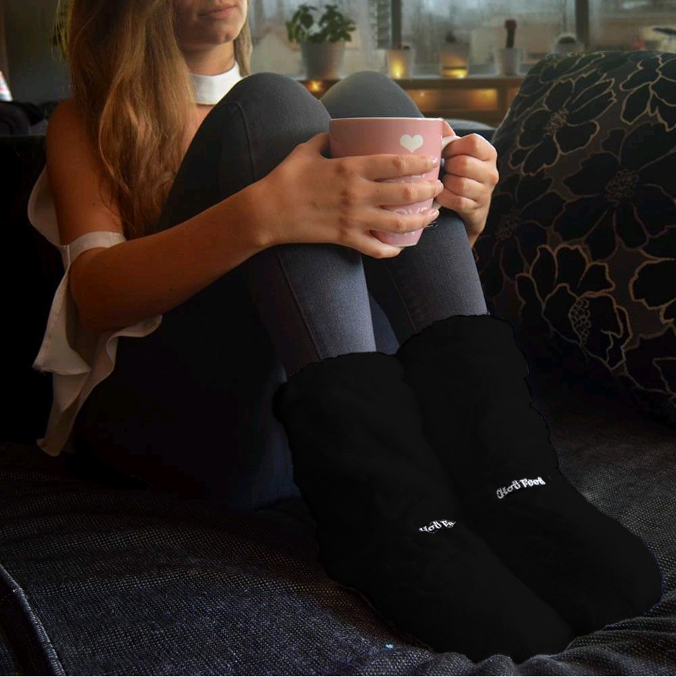 Hot Boots Deluxe - Mikroovnsfutter - Støvler - Sort