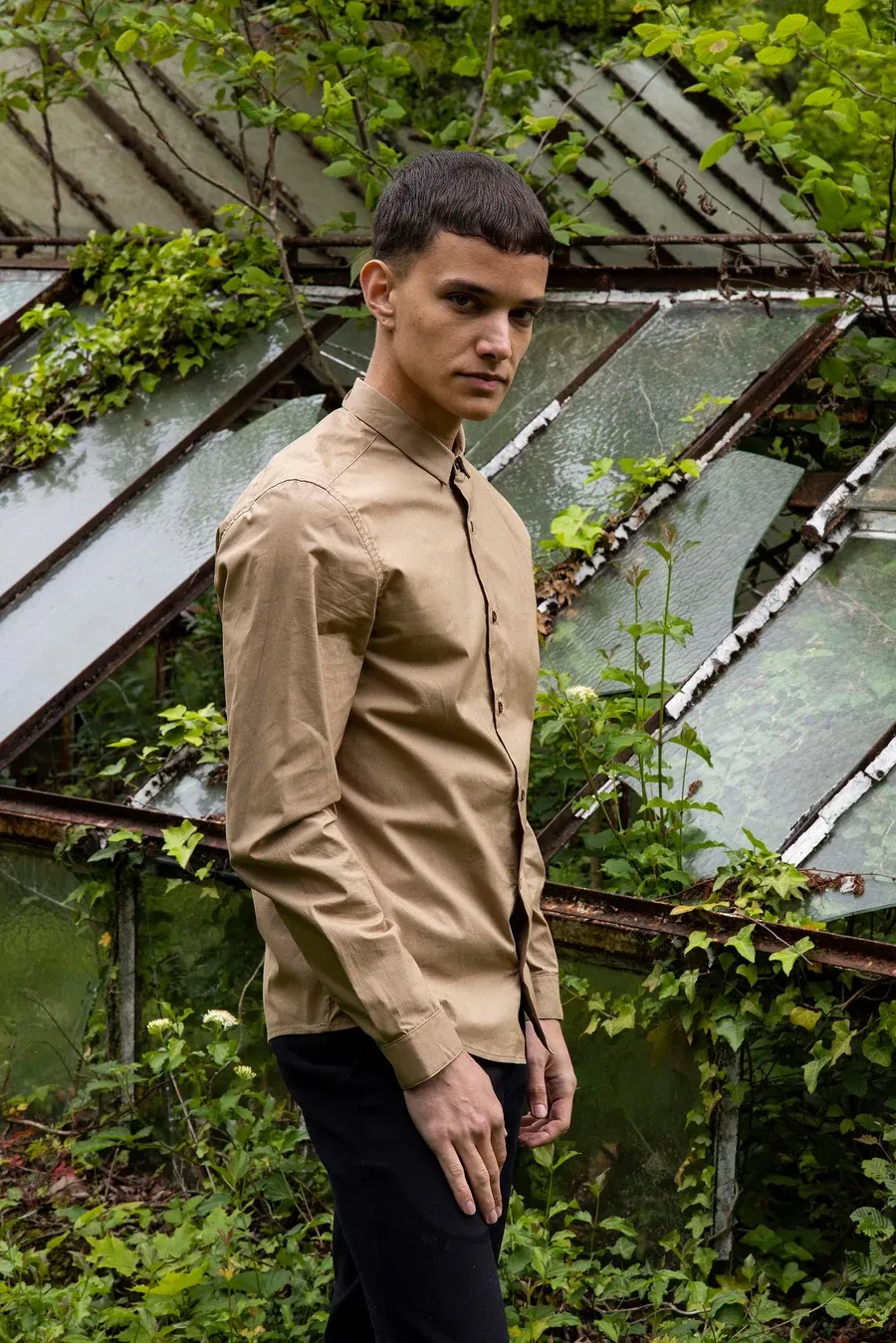Chemise Farfan ajustée et élégante Misericordia
