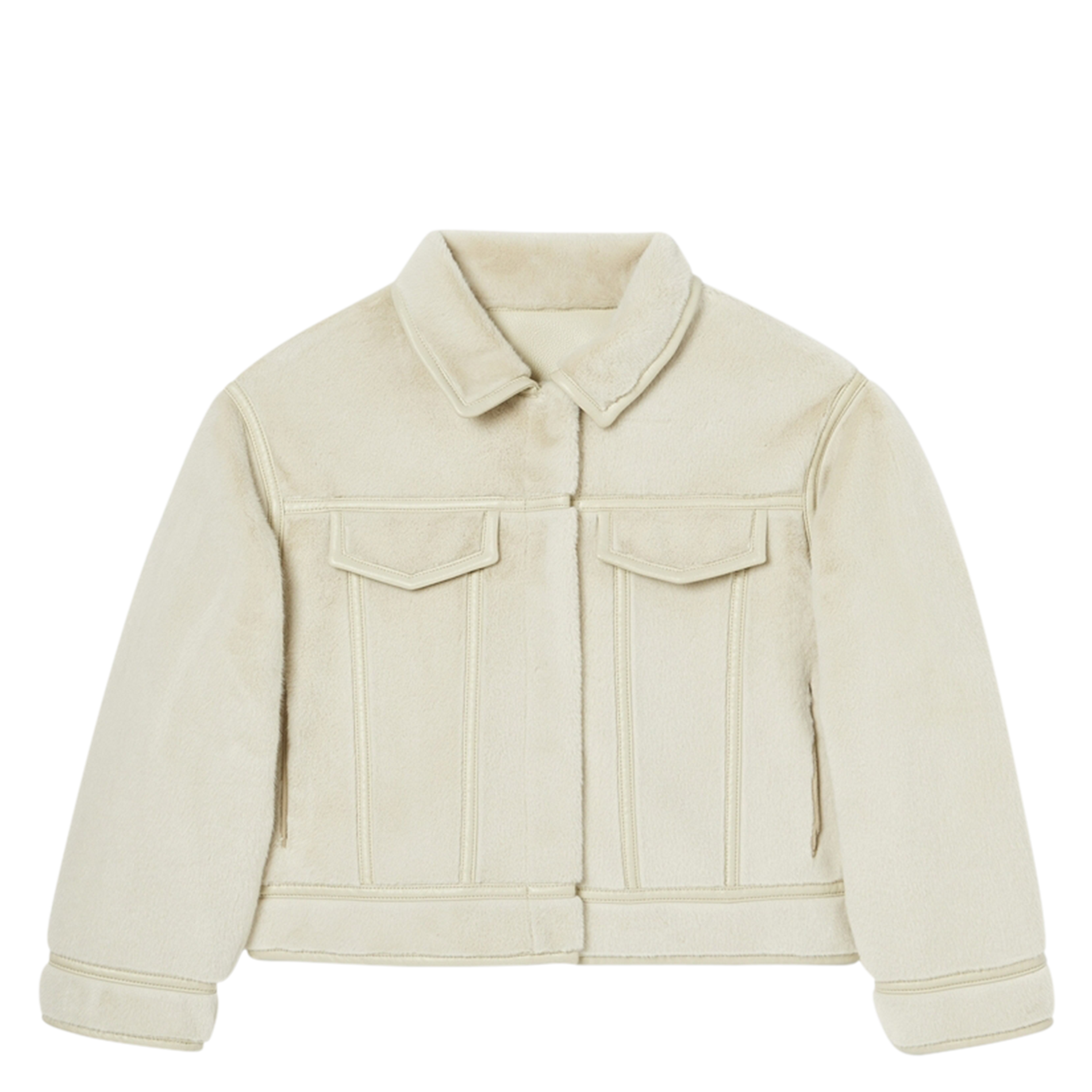 MONGE - Veste col classique | Blanc
