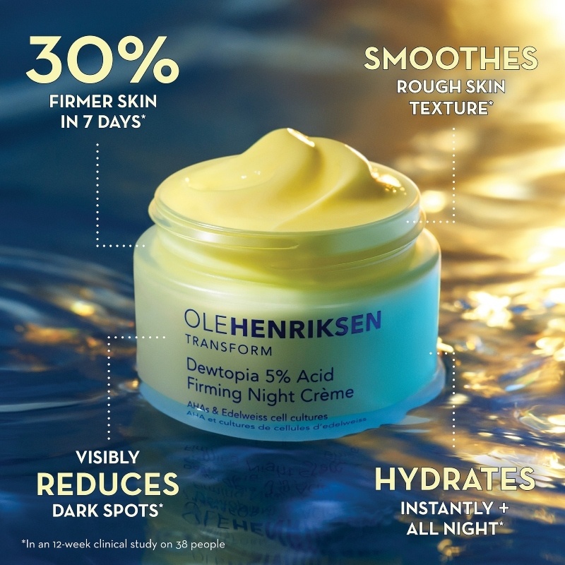 Ole Henriksen Transform Dewtopia 5% Acid Firming Night Crème 50 ml