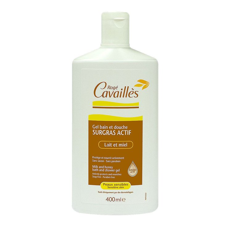 Gel bain & douche lait et miel 400ml