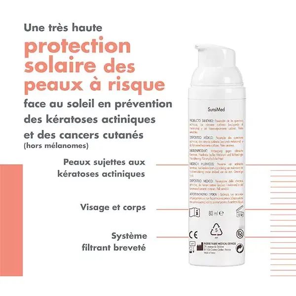 Protetor solar Avène SunsiMed KA FPS 50+ 80ml