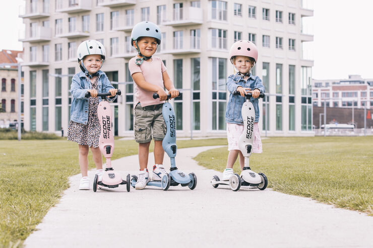 Scoot & Ride HIGHWAYKICK 1- STEEL Blå