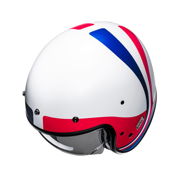 HJC - Casque V31 Emgo MC21 / Blanc / Rouge / Bleu / Brillant