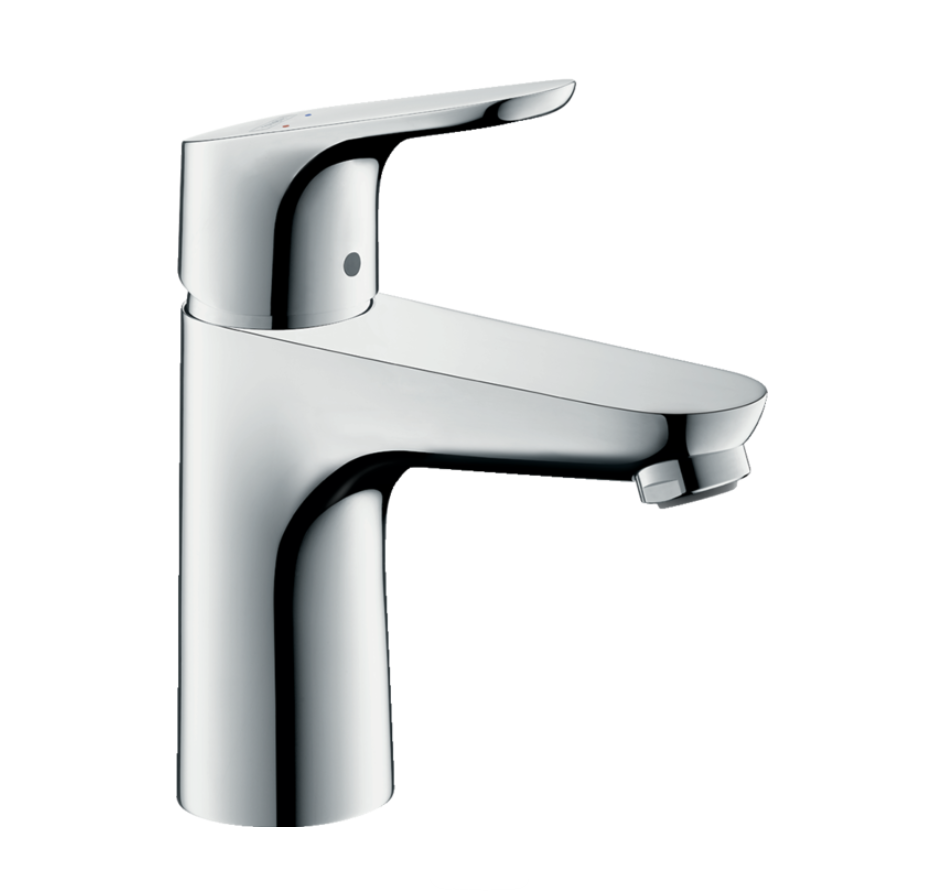 Hansgrohe Focus E2 1-gats wastafelkraan met waste chroom