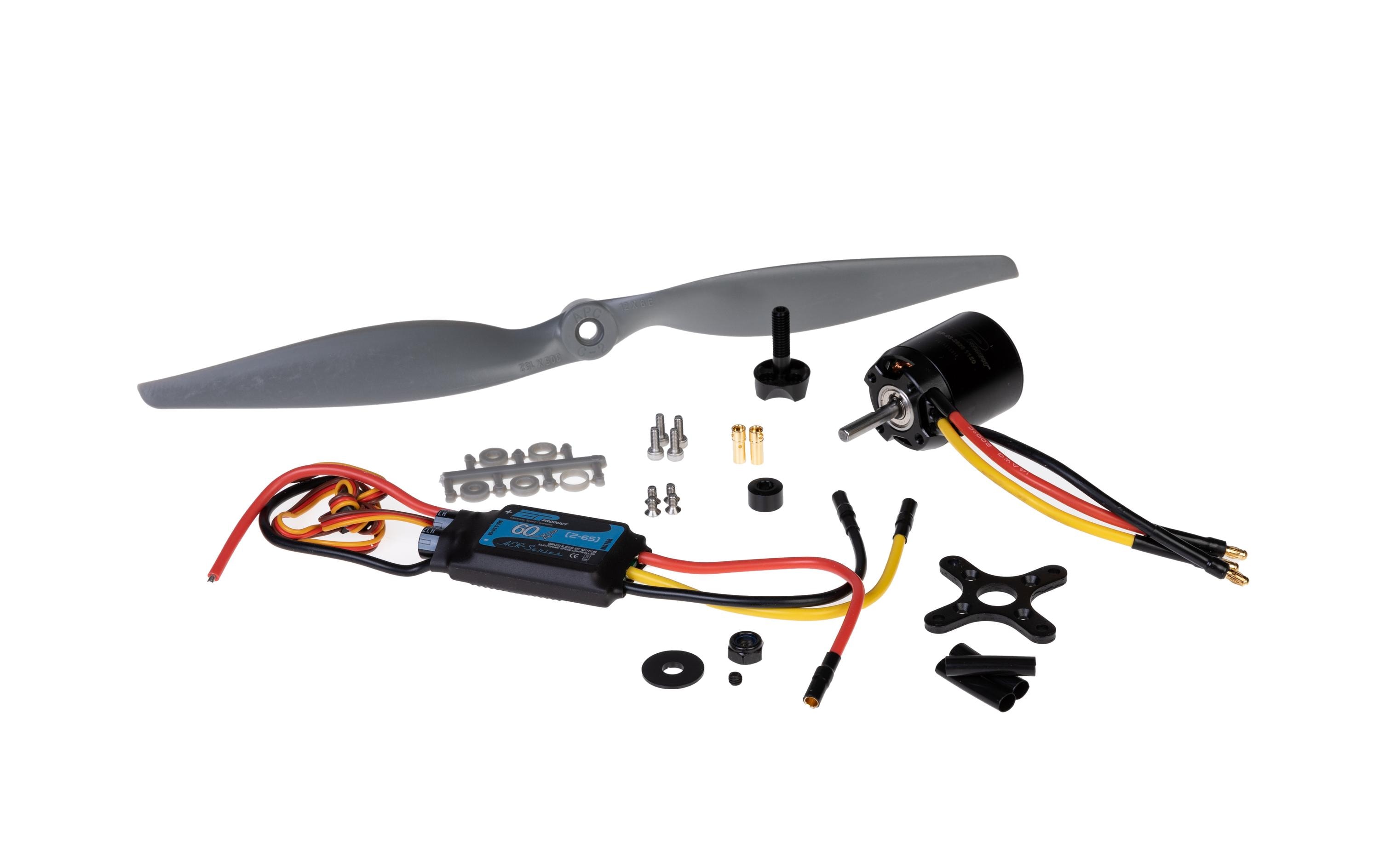 Brushless-Antriebsset Trainer 3S 2826-1150 KV, 60 A<br>Komplettes Antriebsset für Flugmodelle