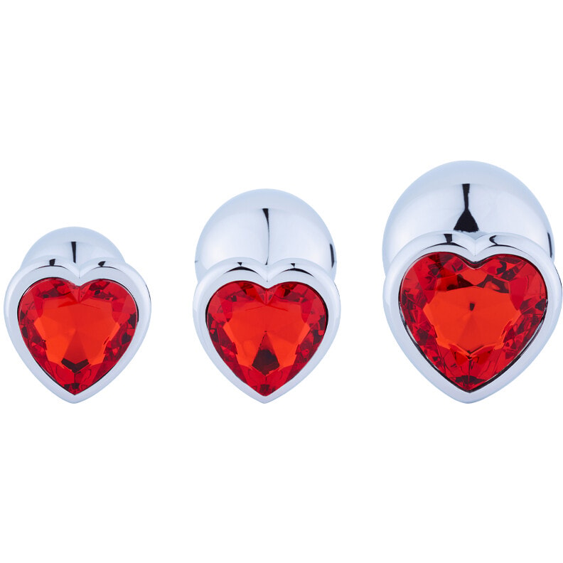 Trio de plugs anaux  - Acier inoxydable