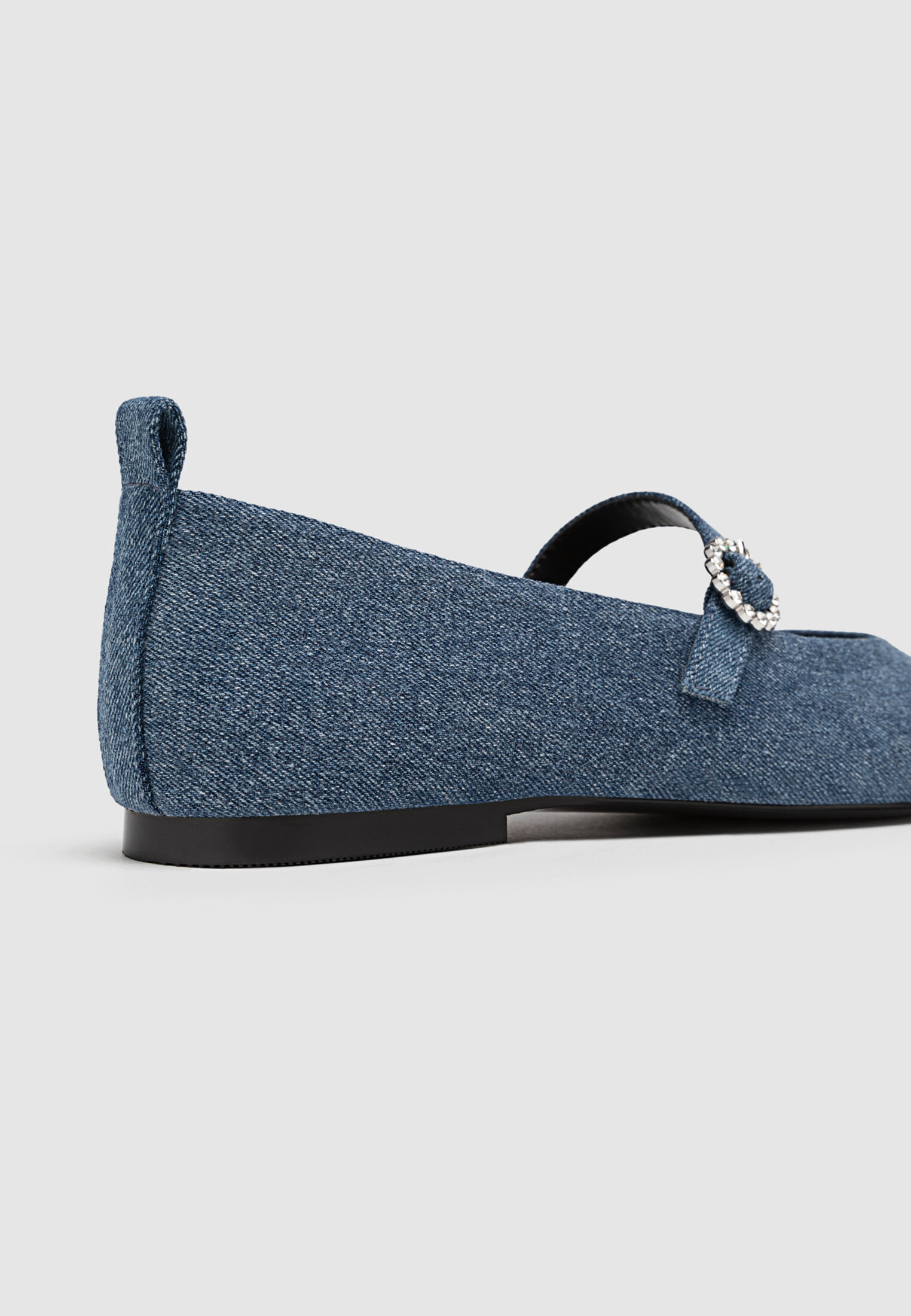 sapatilhas de balé de jeans