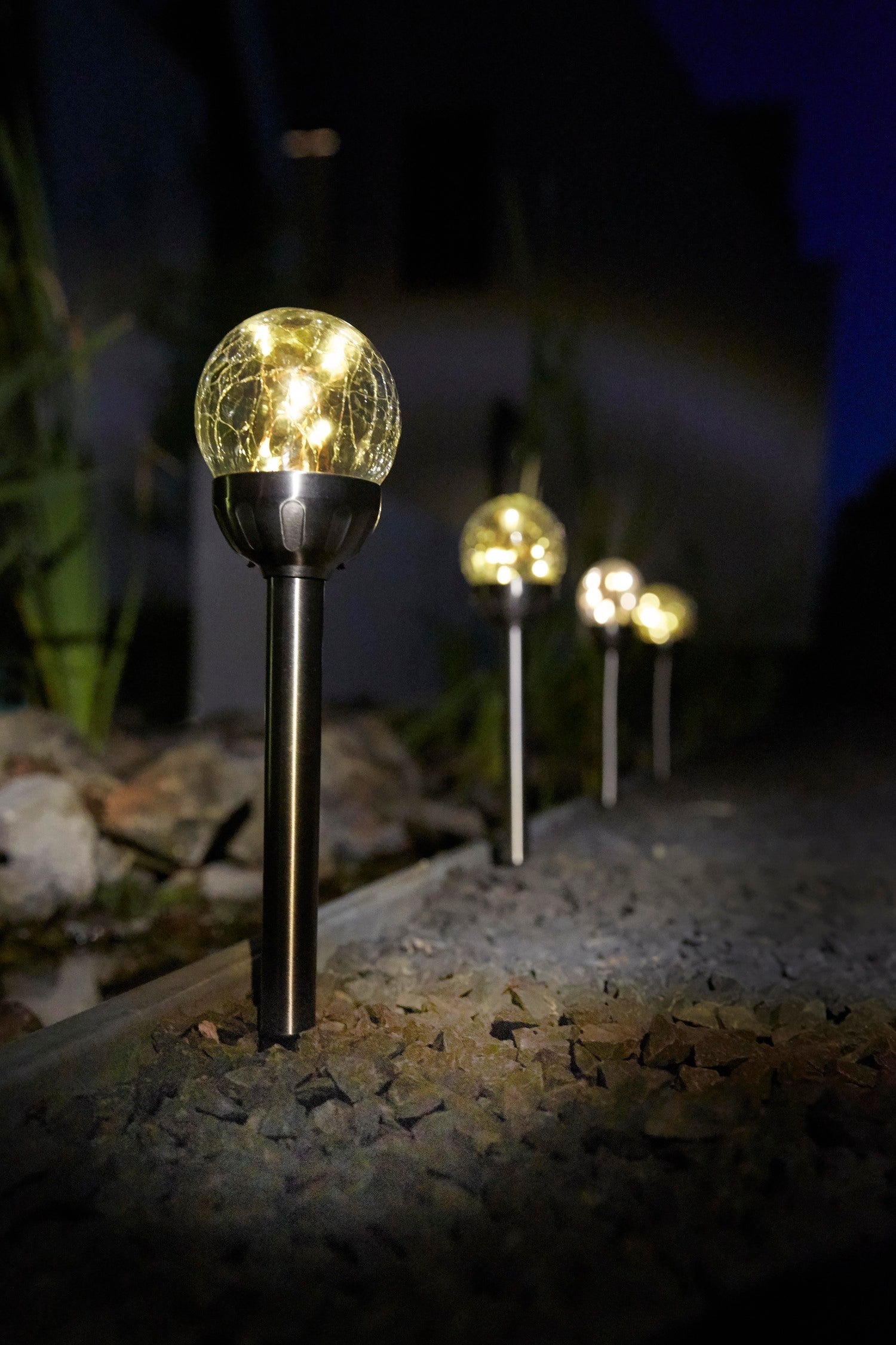 Luxform Lighting solar staande lamp Conga RVS D 8 H 27 cm