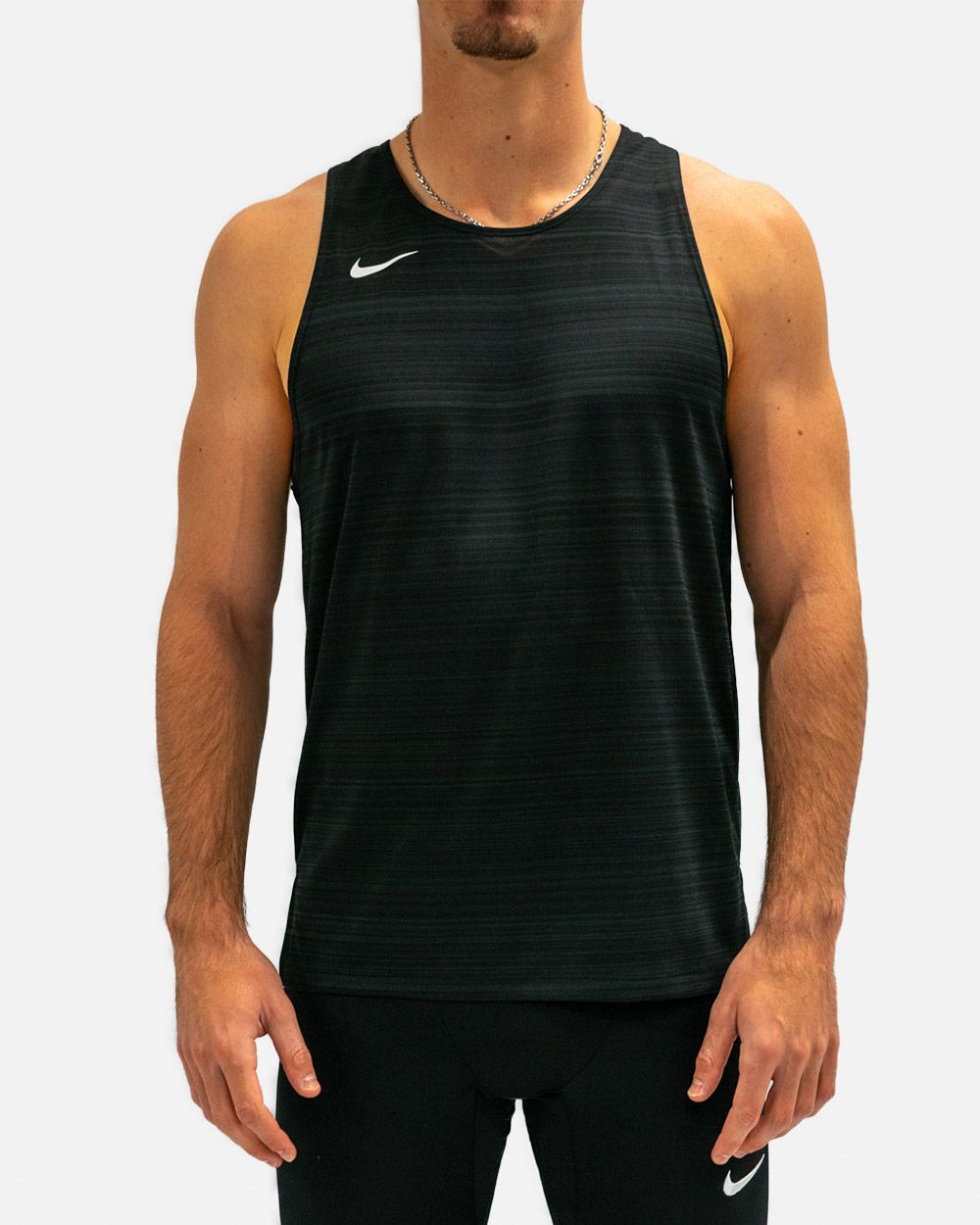 Débardeur de running Nike Stock Noir pour homme