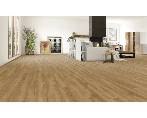 Vinylvloer GREEN VINYL natuur eiken breedplank klikverbinding 1290 x 173 x 3,8 mm